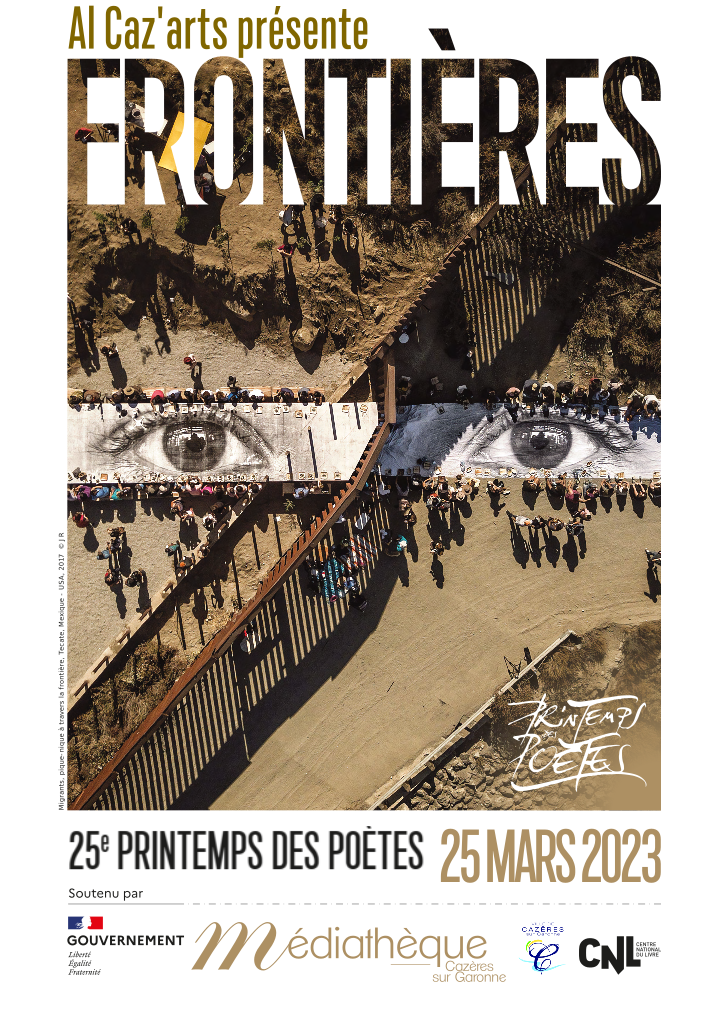 25e printemps des poètes : Frontières !