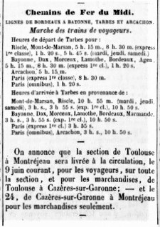 Extrait du journal L’écho des vallées du 3 juin 1852