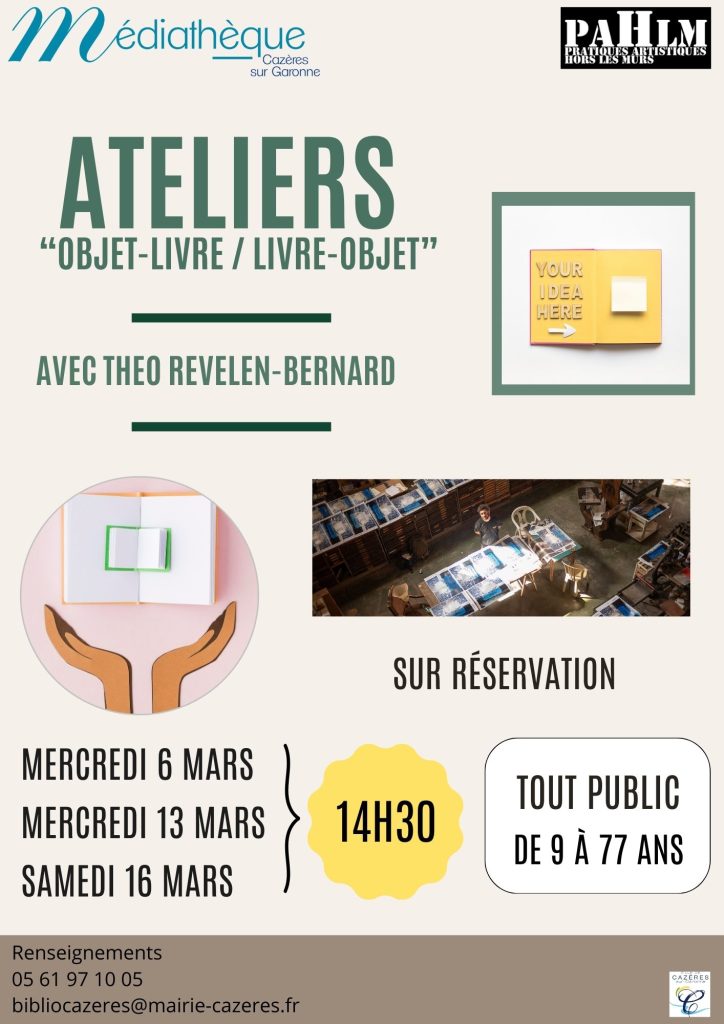 atelier livre objet 