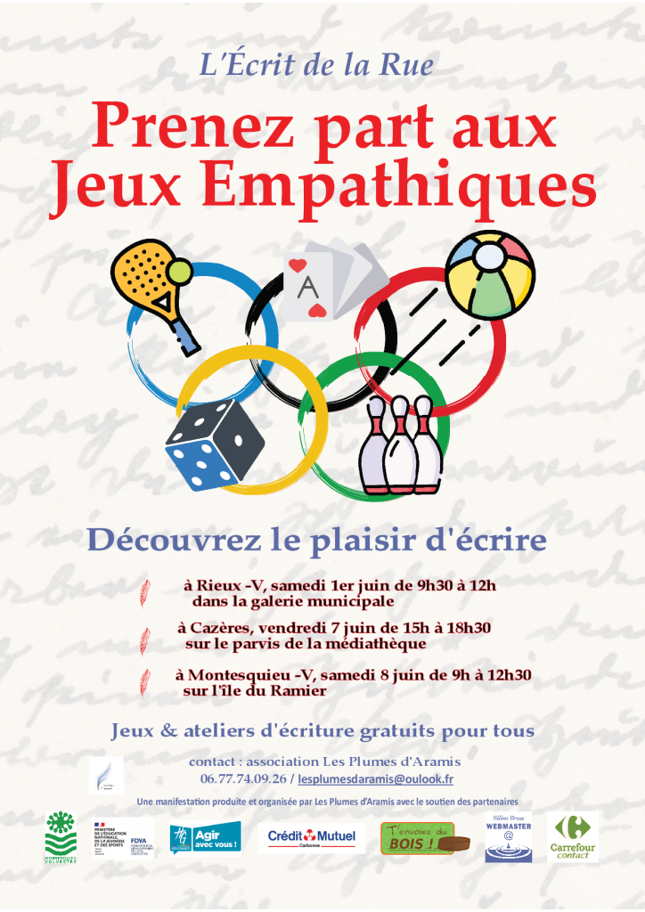 jeux plaisir d'écrire